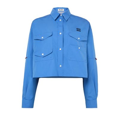 Women's Cotton shirt | MIU MIU | 24S