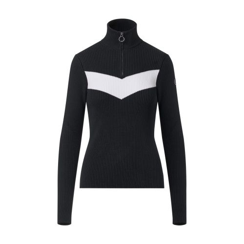 Fusalp Andromede Ski Sweater - Women's - Viscose/polyester In Noir_neige
