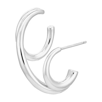 Charlotte Chesnais Triplet Earring In Silver