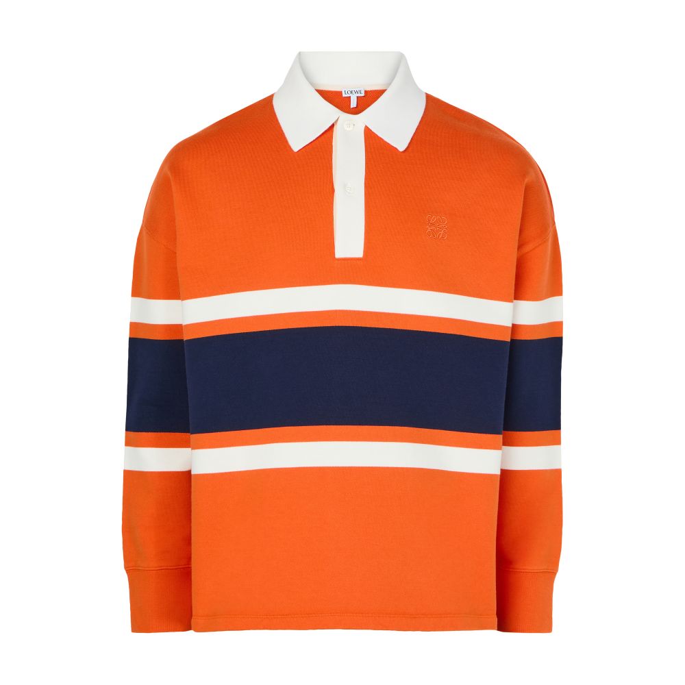 Long sleeve polo shirt in cotton thumbnail 7