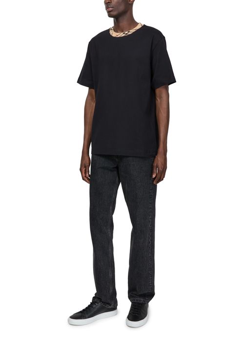 BURBERRY T-Shirt aus Baumwolle mit Check-Muster