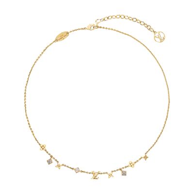 Louis Vuitton Lv In The Sky Necklace In Gold