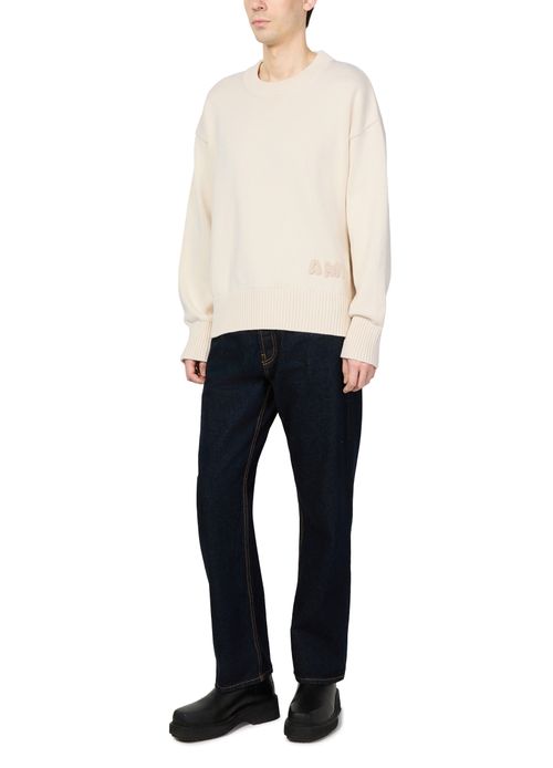 AMI PARIS Pull à encolure ras du cou Ami de Cœur