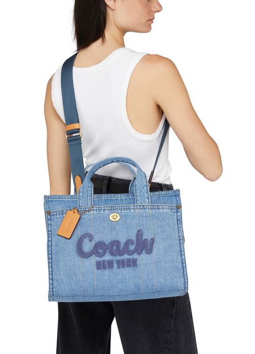 COACH Cargo tote in denim
