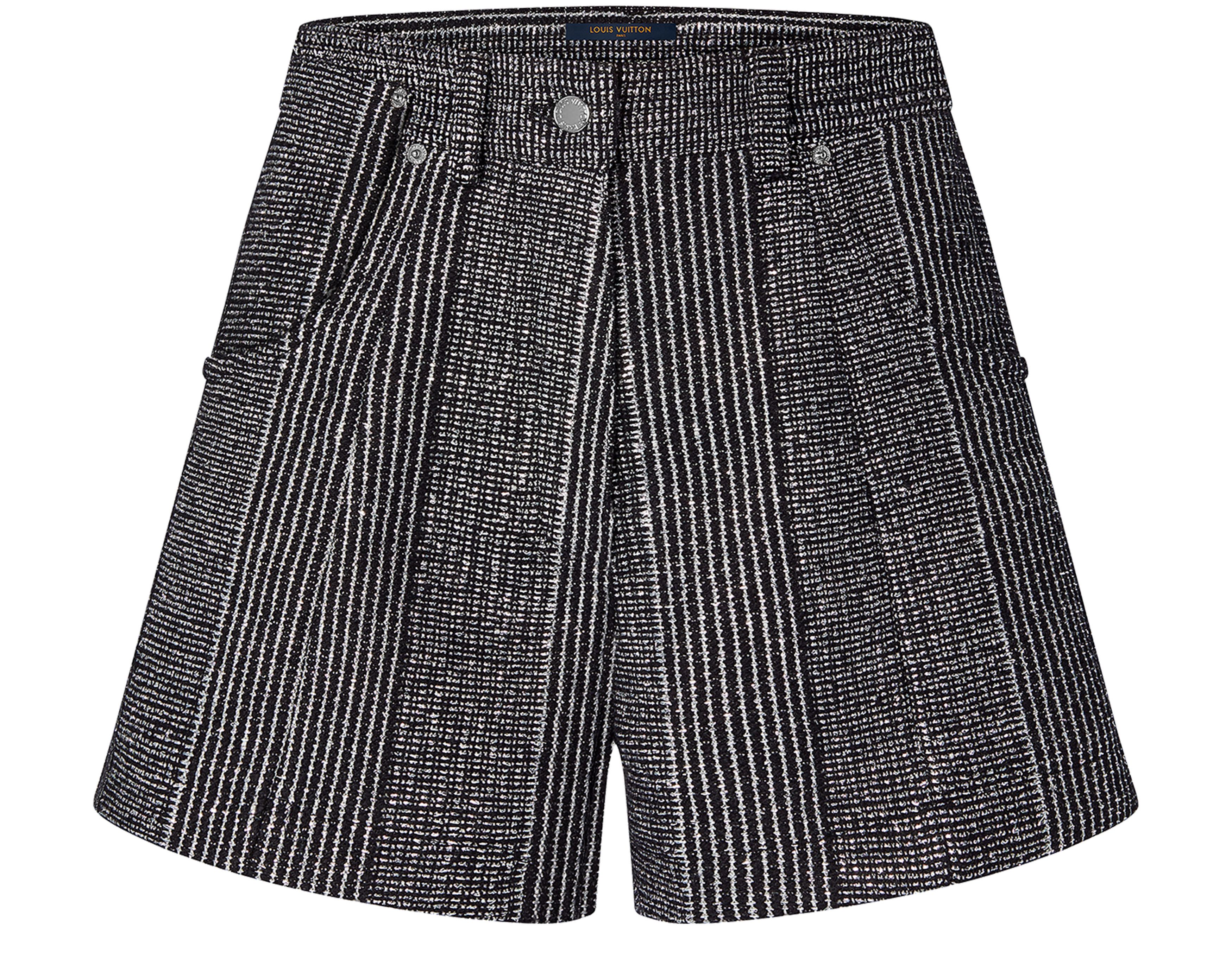 Lurex Stripes Shorts