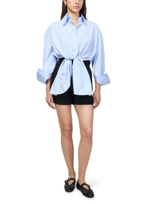 GIVENCHY Chemise asymétrique en popeline