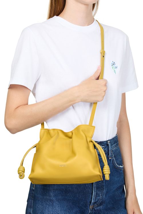 LOEWE Mini Flamenco Clutch en cuir de veau nappa