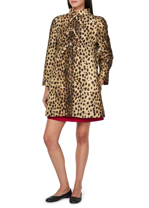 VALENTINO GARAVANI Manteau jaguar imprimé