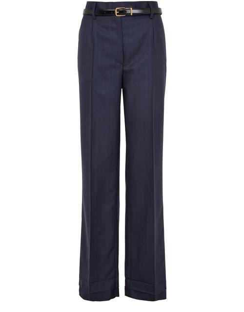 PRADA Hose mit Ledergürtel