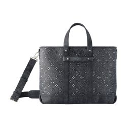 トートバッグ LOUIS VUITTON Tote Journey Louis Vuitton Journey Tote Medium Blue Monogram Leather for