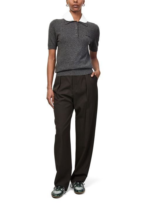 MIU MIU Poloshirt mit Claudine-Kragen