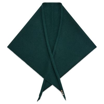 Extreme Cashmere No. 35 Bandana Cashmere Triangle Scarf In Green