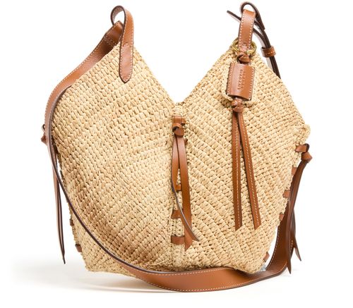 ISABEL MARANT Sac porté épaule en raphia Tampa