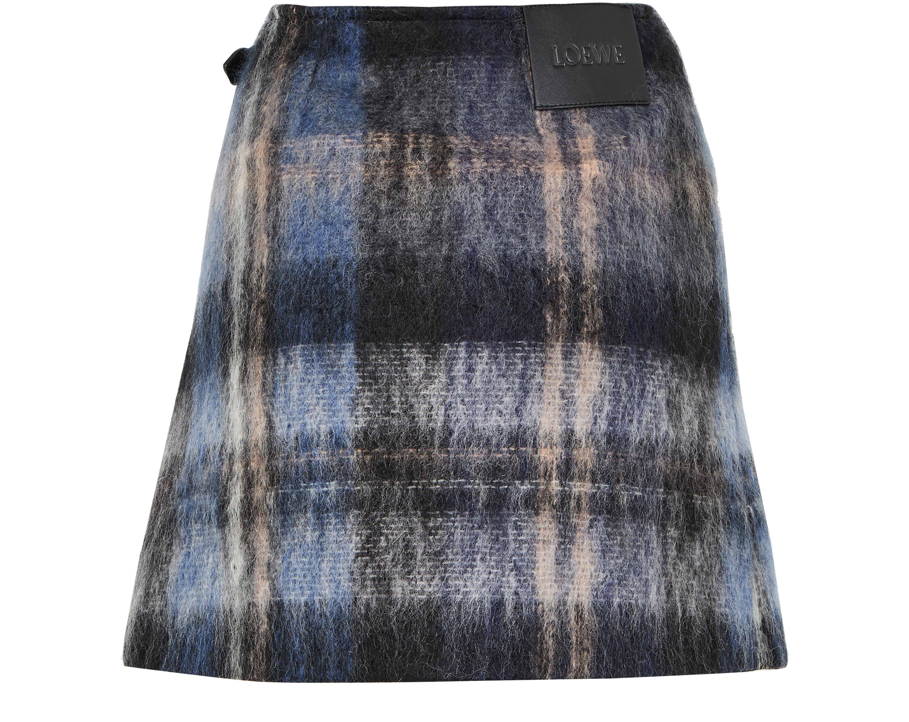 Mohair and wool blend mini skirt thumbnail 3