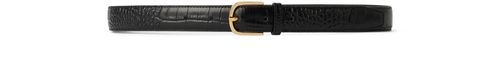 TOTEME Slim croco-embossed belt