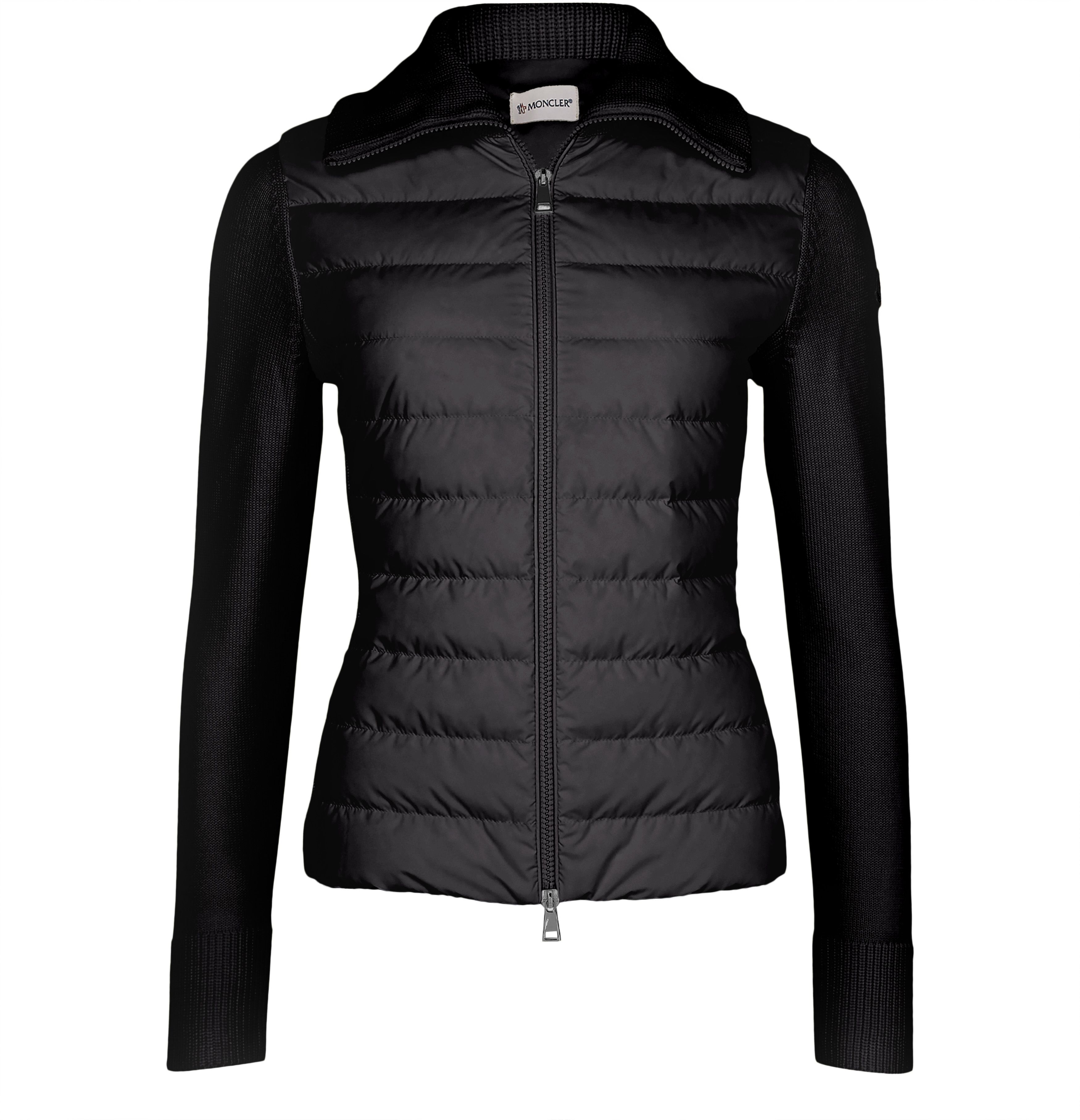 Zipped-up cardigan