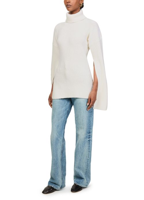 TOTEME Slit sleeve turtleneck sweater