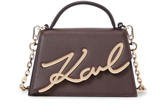 Karl signature shoulder bag hotsell