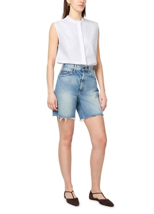 LOULOU DE SAISON Ärmellose Bluse Hale im Boxy-Schnitt