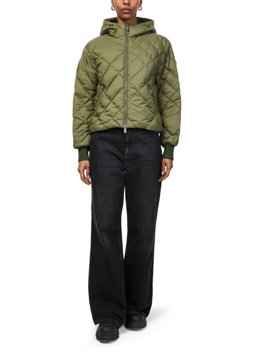 BURBERRY Check-stitch Nylon Delley Puffer Jacket