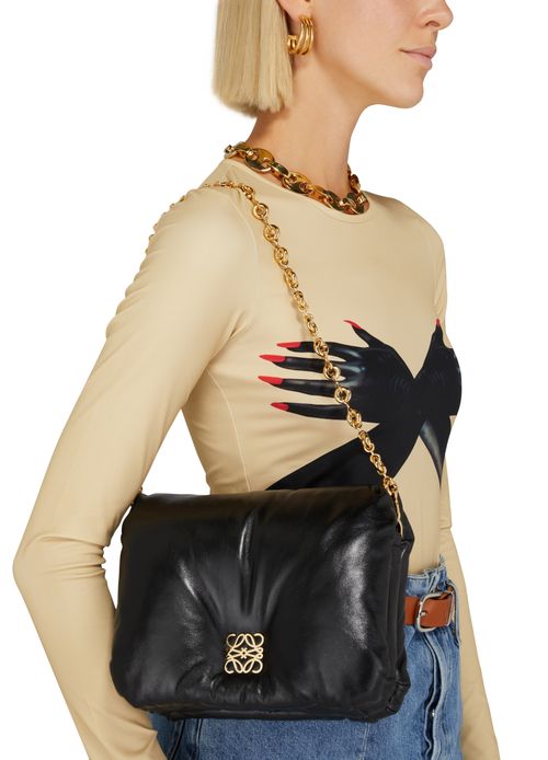 LOEWE Goya small puffer bag
