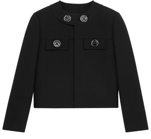 CELINE Brompton jacket in gauffered double wool