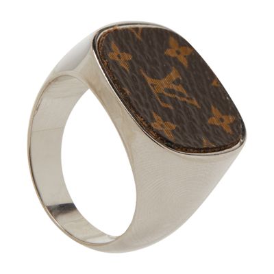 Monogram Lock Signet Ring