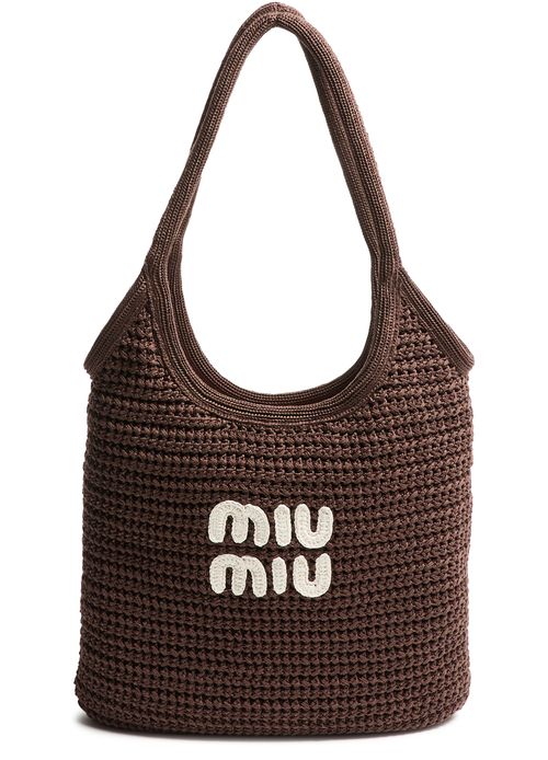 MIU MIU Ivy crochet tote bag