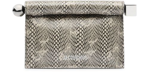 JACQUEMUS La Petite Pochette Rond Carré 手袋