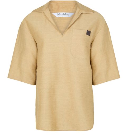 MAX MARA Hemd aus Leinen und Seide Osiride