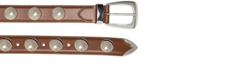 KHAITE Benny belt with studs