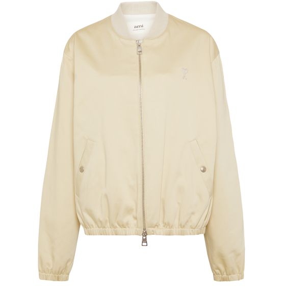 Ami zipped bomber jacket sales