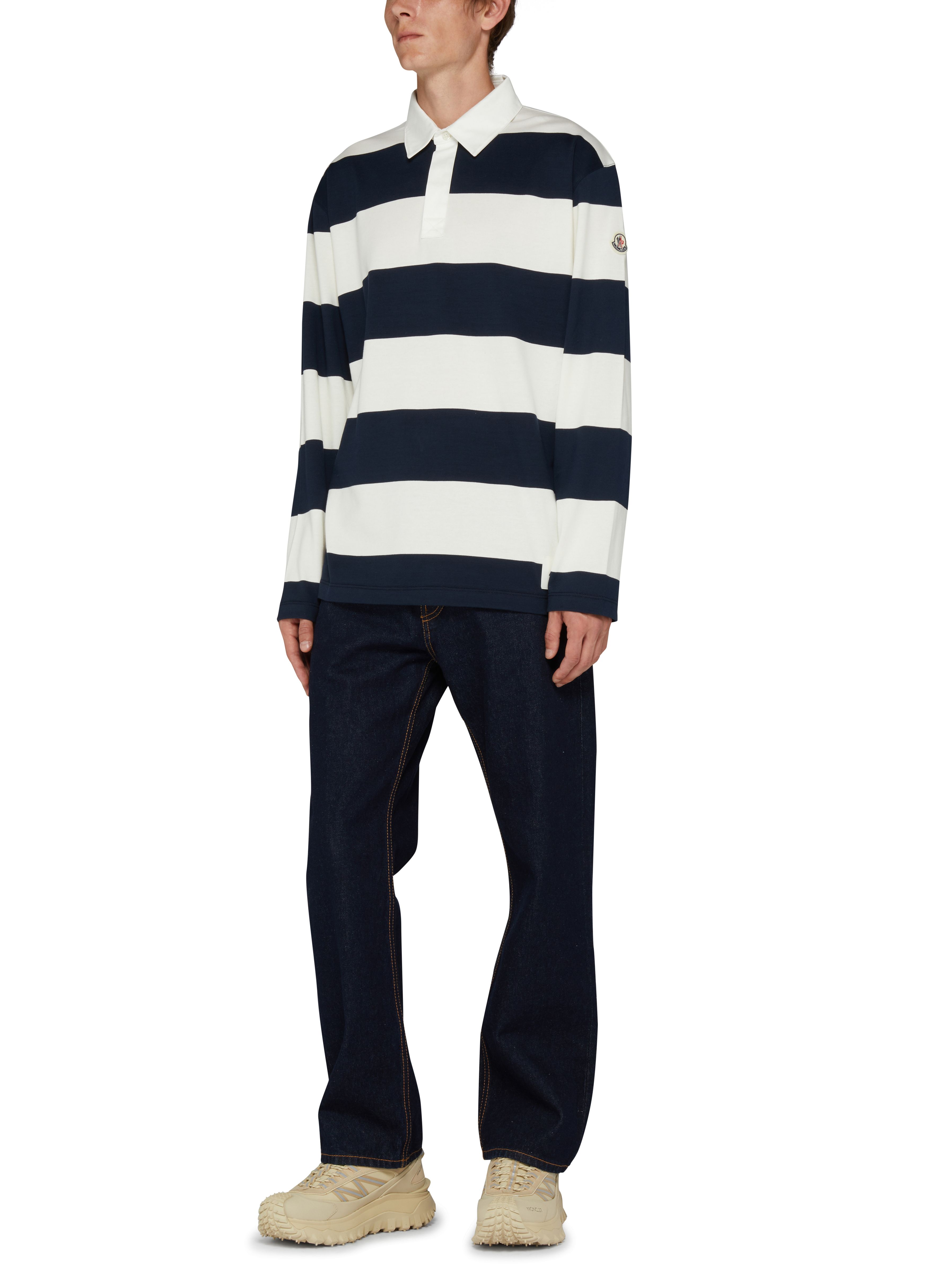 Logo long-sleeved polo thumbnail 6