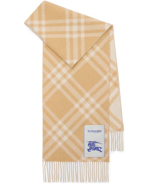 BURBERRY Check Cashmere Scarf