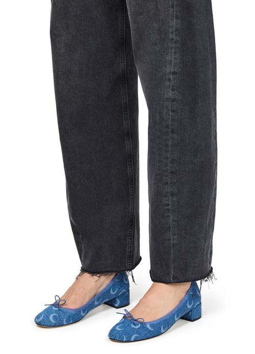 MARINE SERRE Ballerines en denim Moon Repetto Camille