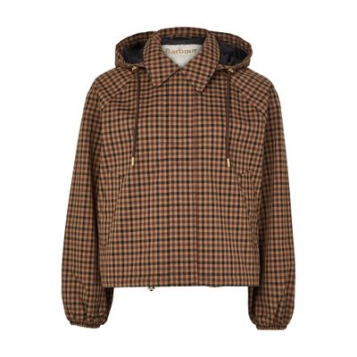 Barbour Audrey Showerproof Jacket In Brown