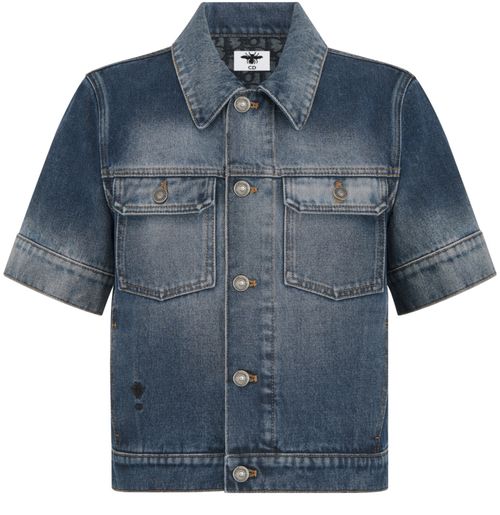 DIOR Denim Cropped Jacket
