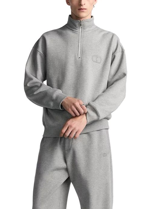DIOR CD Icon Half-Zip Sweatshirt