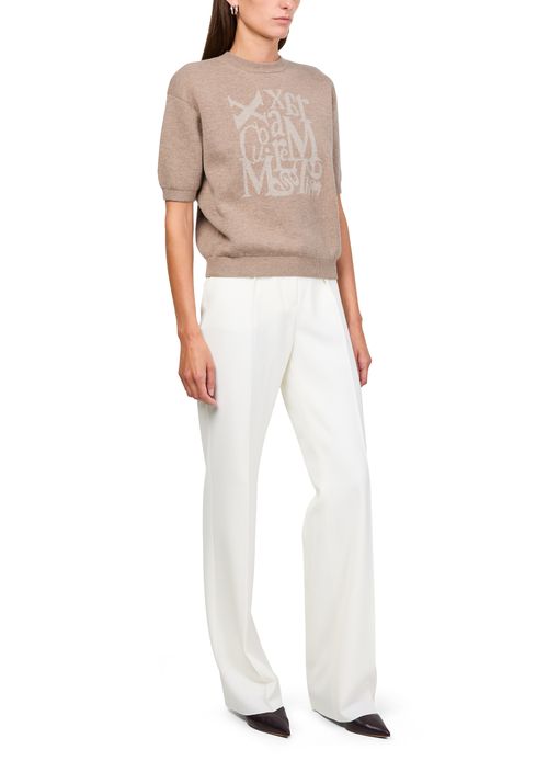 S MAX MARA Begonia knit t-shirt
