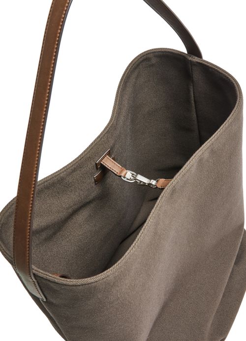 THE ROW Large N/S Park Tote Bag in cotton canvas