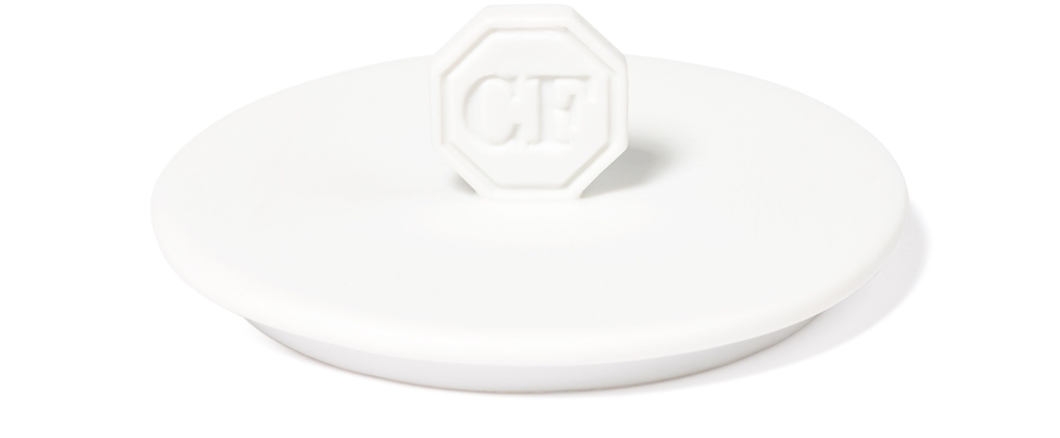 White Porcelaine Candle Topper