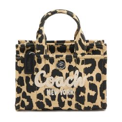Leopard printed canvas Cargo tote 20 - COACH