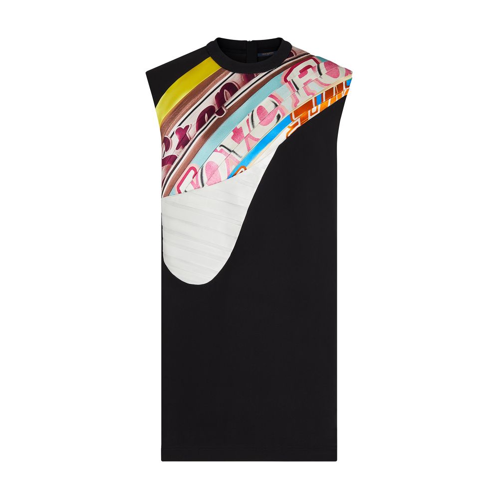 Pleated Insert Straight-Cut Dress thumbnail 6