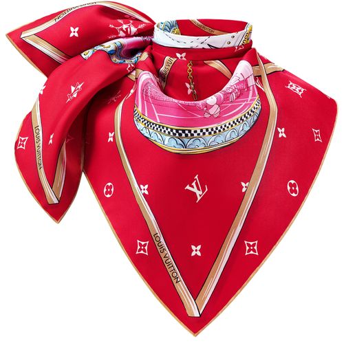 LOUIS VUITTON Xmas Vivienne  Square 90
