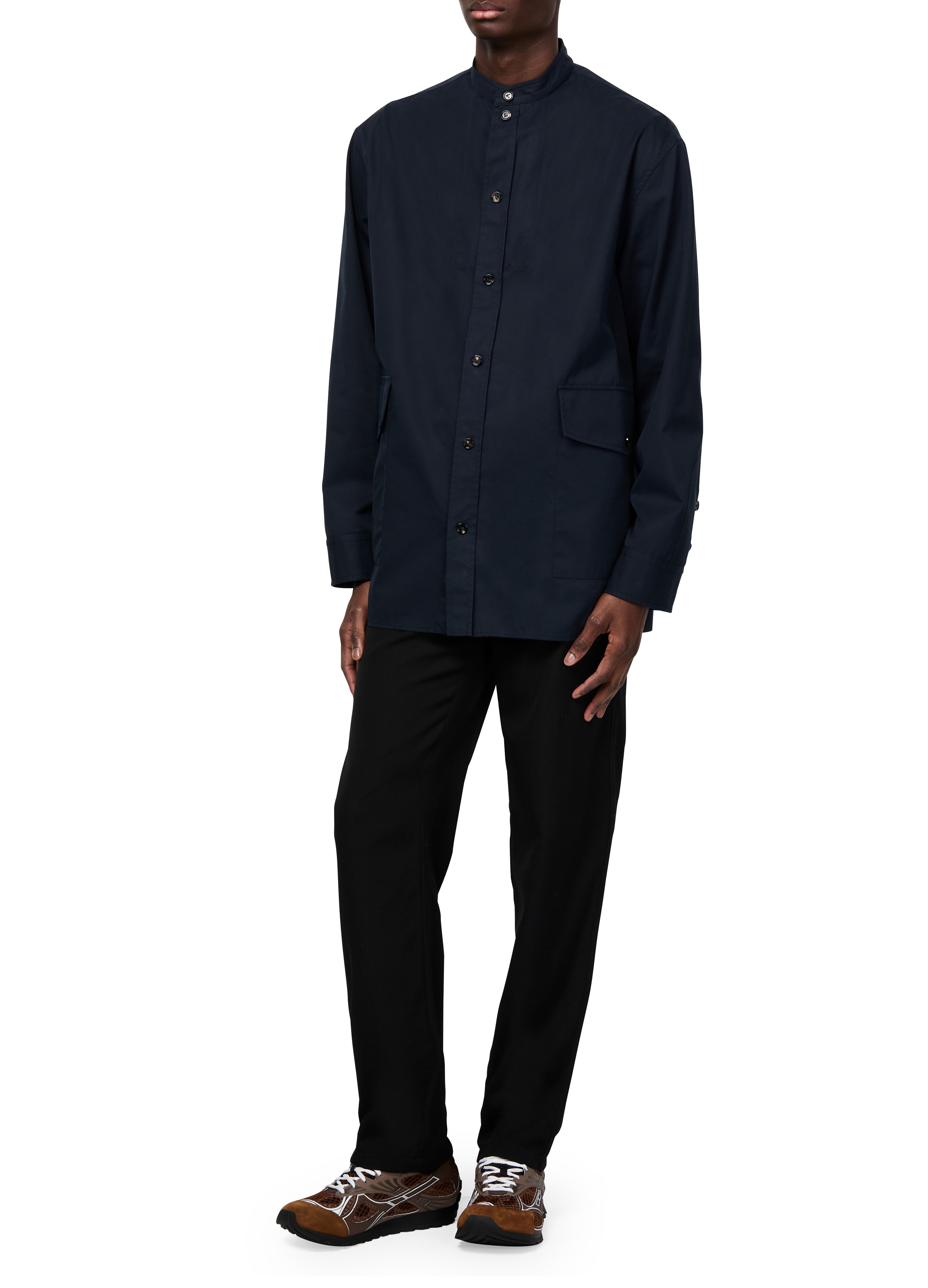 Lightweight cotton twill shirt thumbnail 6