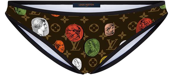 Women's Cameo and Coin Bikini Bottoms, LOUIS VUITTON