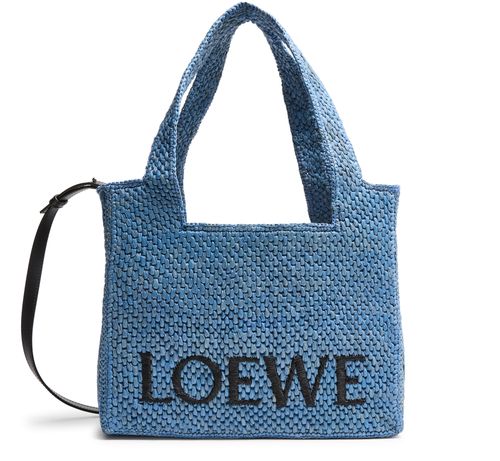 LOEWE LOEWE medium raffia tote bag