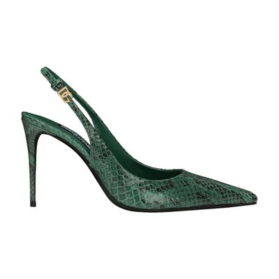 Dolce & Gabbana Slingback In Beige