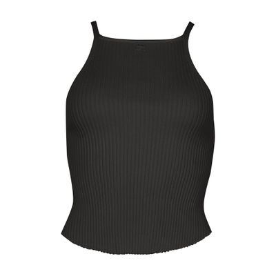 Courrèges Circle Rib Knit Top