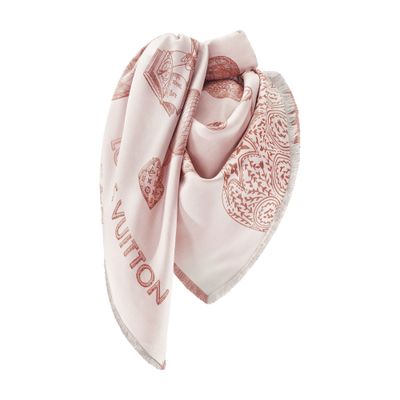 Louis Vuitton Up And Away Shawl In Sand
